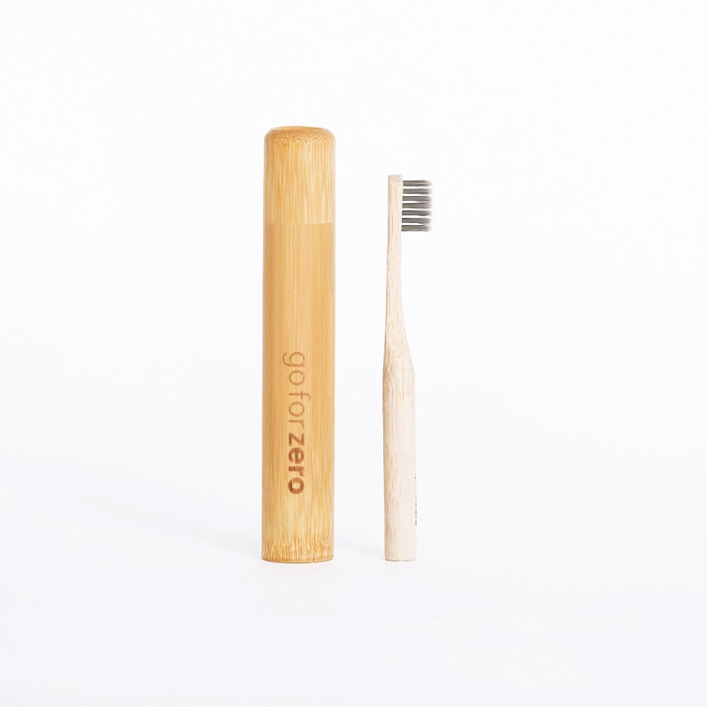 Go-For-Zero-Australia-Bamboo-Toothbrush-Travel-Holder-Child-With-Brush