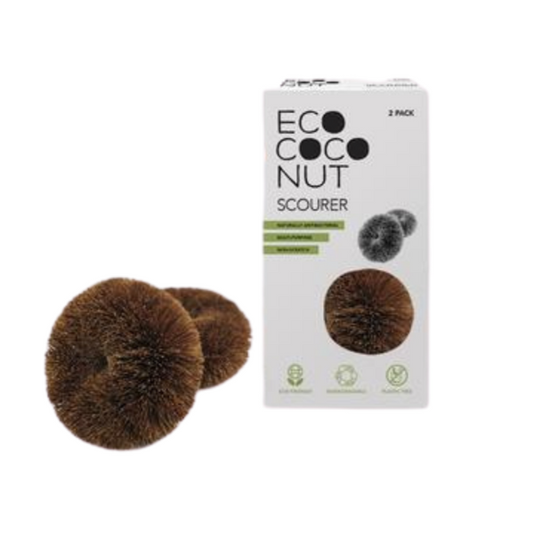 EcoCoconut Round Scourer (2-Pack) image 1