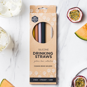 Go-For-Zero-Australia-Ever-Eco-Australia-Silicone-Drinking-Straws-4-Pack-Straight-Autumn-Collection-Styled