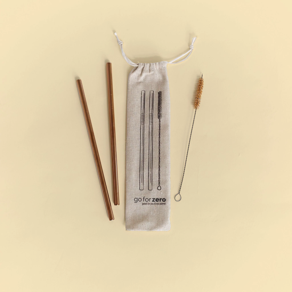 Go-For-Zero-Australia-Rose-Gold-Straws-2-Pack-Straight-2