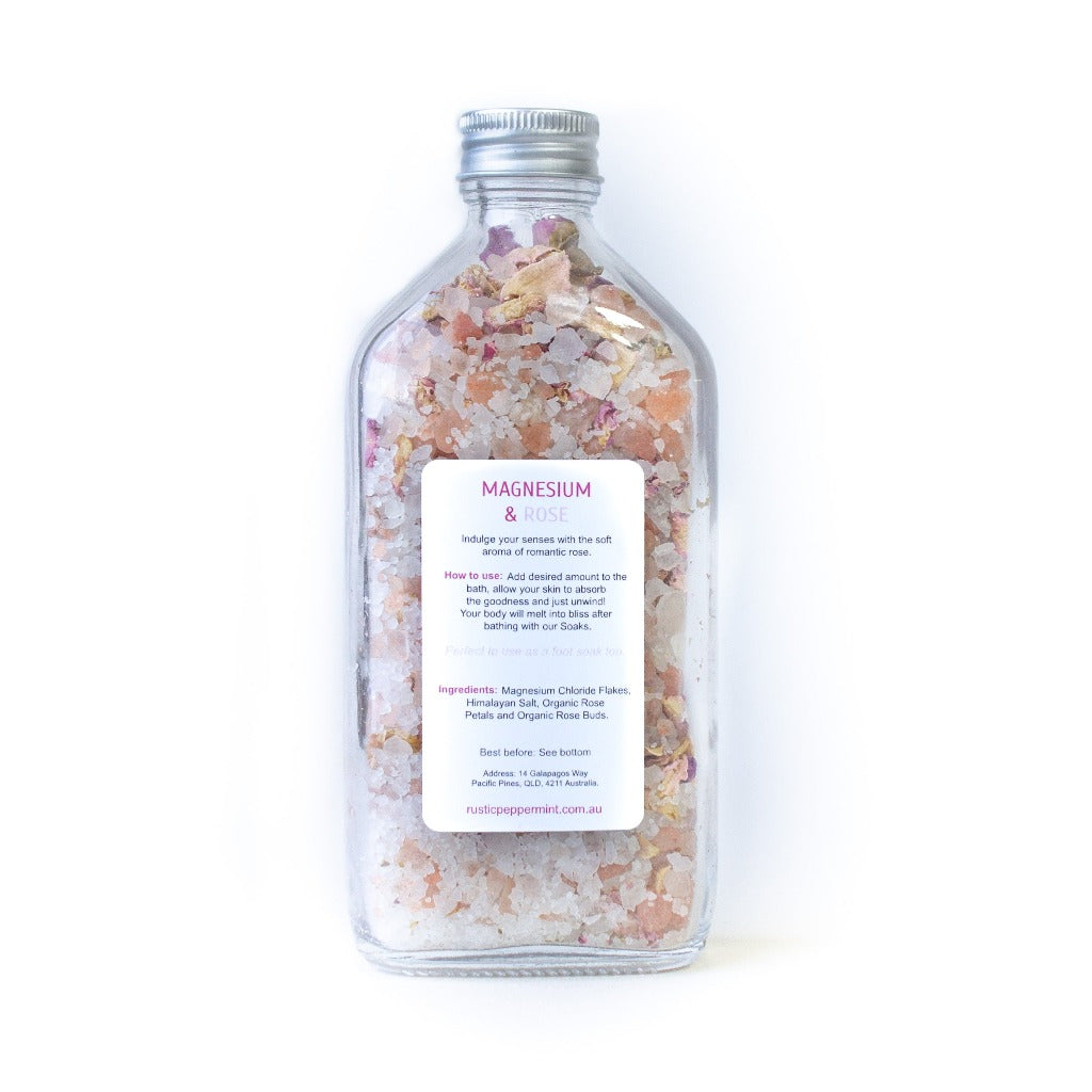 Go-For-Zero-Australia-Rustic-Peppermint-Magnesium-&-Rose-Bath-Soak-200ml-Back