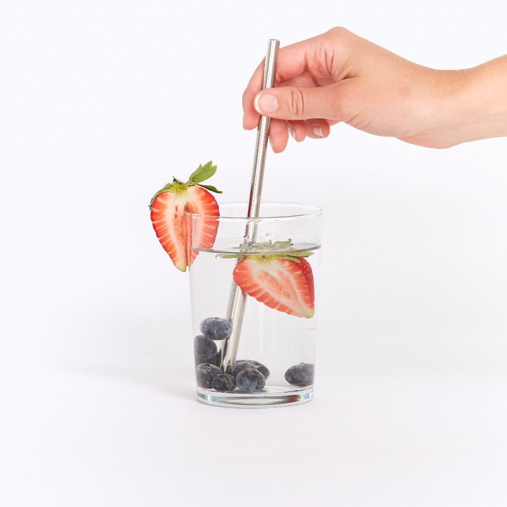 Go-For-Zero-Australia-Stainless-Steel-Straws-2-Pack-Straight-Styled