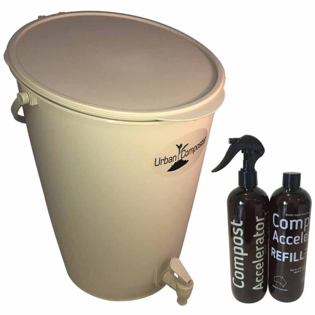 Saxon Composter Go-For-Zero-Australia-Urban-Composter-Australia-15-Litre-Composter-Bin ...