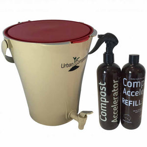 Go-For-Zero-Australia-Urban-Composter-Australia-Starter-Pack-With-Refill-Red-Lid