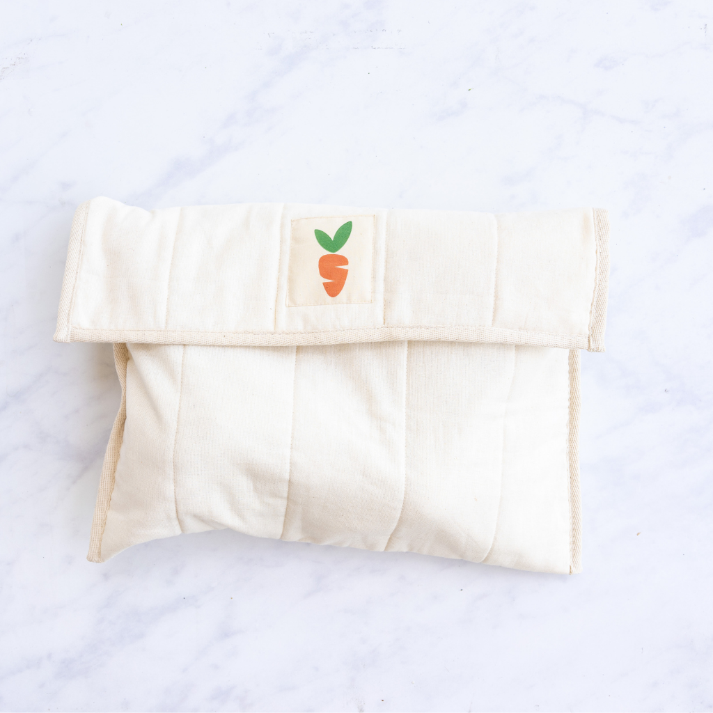 Go-For-Zero-Australia-Veggie-Saver-Bag-Australia-Medium-Sized-Produce-Bag-Natural-Trim-Closed