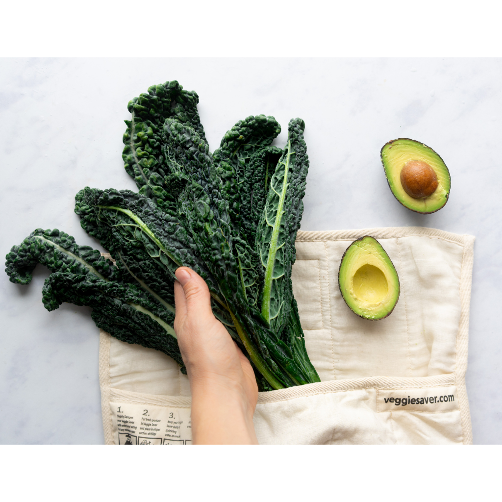 Go-For-Zero-Australia-Veggie-Saver-Bag-Australia-Medium-Sized-Produce-Bag-Natural-Trim