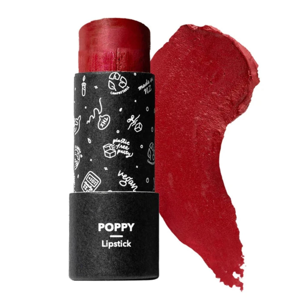 Go-For-Zero-Australia-Ethique-New-Zealand-Poppy-Satin-Matte-Lipstick-Ruby-Red