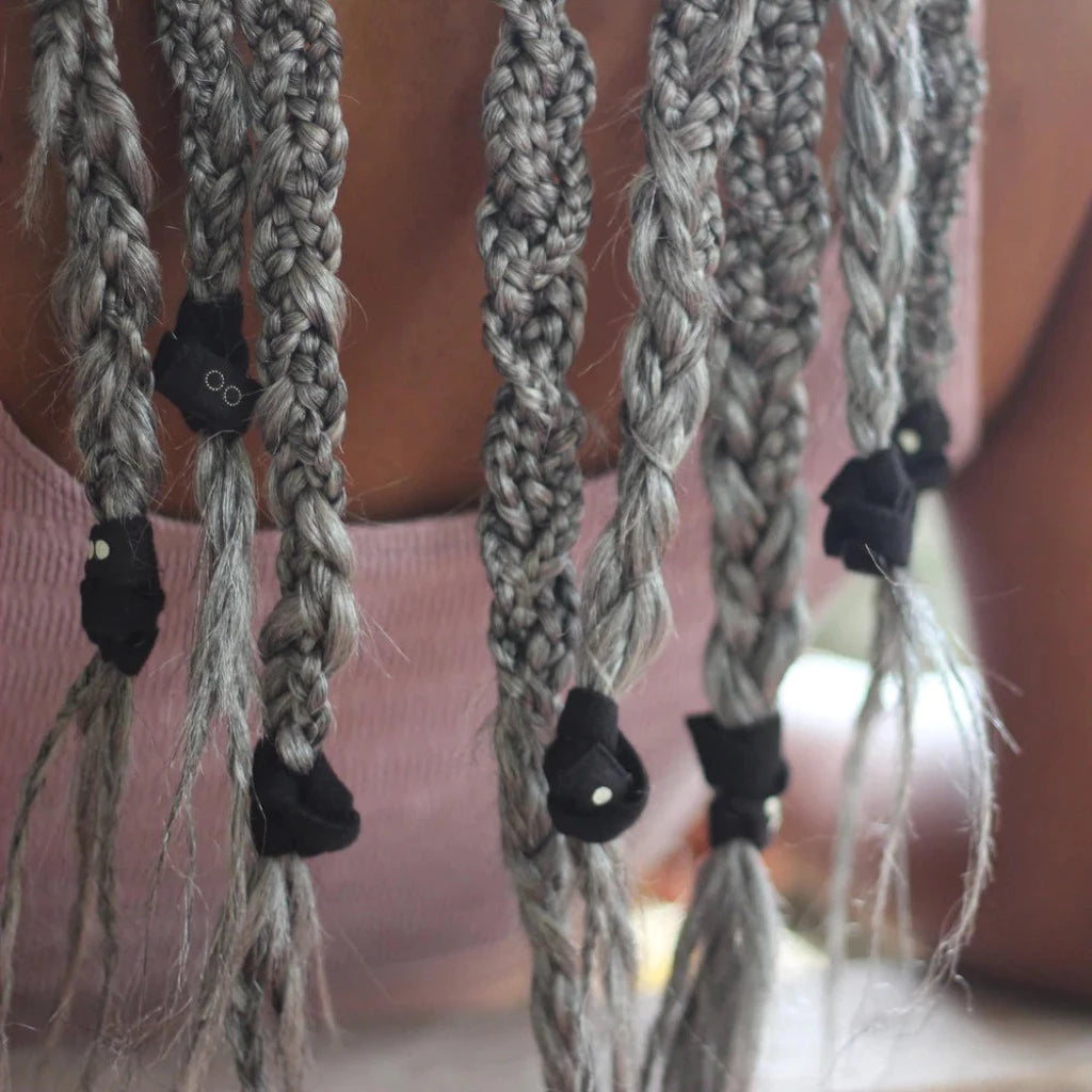 Go-For-Zero-Australia-Kooshoo-Australia-Organic-Plastic-Free-Flat-Hair-Ties-Blacks-5-Pack