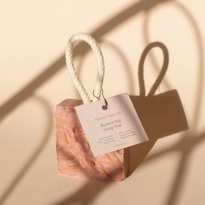 Peggy Sue Soap on a rope Renewing Plastic Free Soap Bar Go for Zero