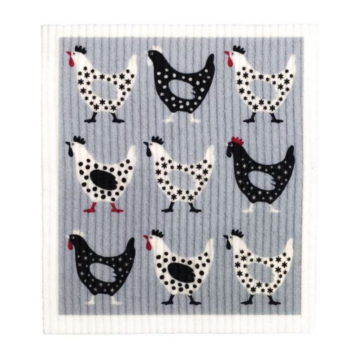 Go-For-Zero-Australia-Retro-Kitchen-Cellulose-Dishcloth-Hen