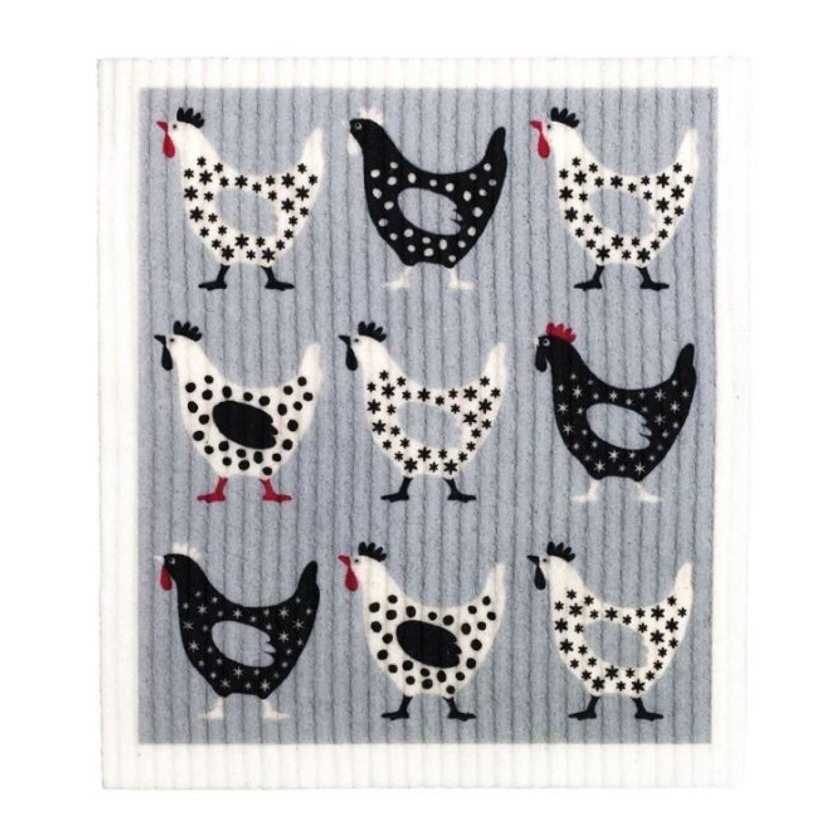 Go-For-Zero-Australia-Retro-Kitchen-Cellulose-Dishcloth-Hen