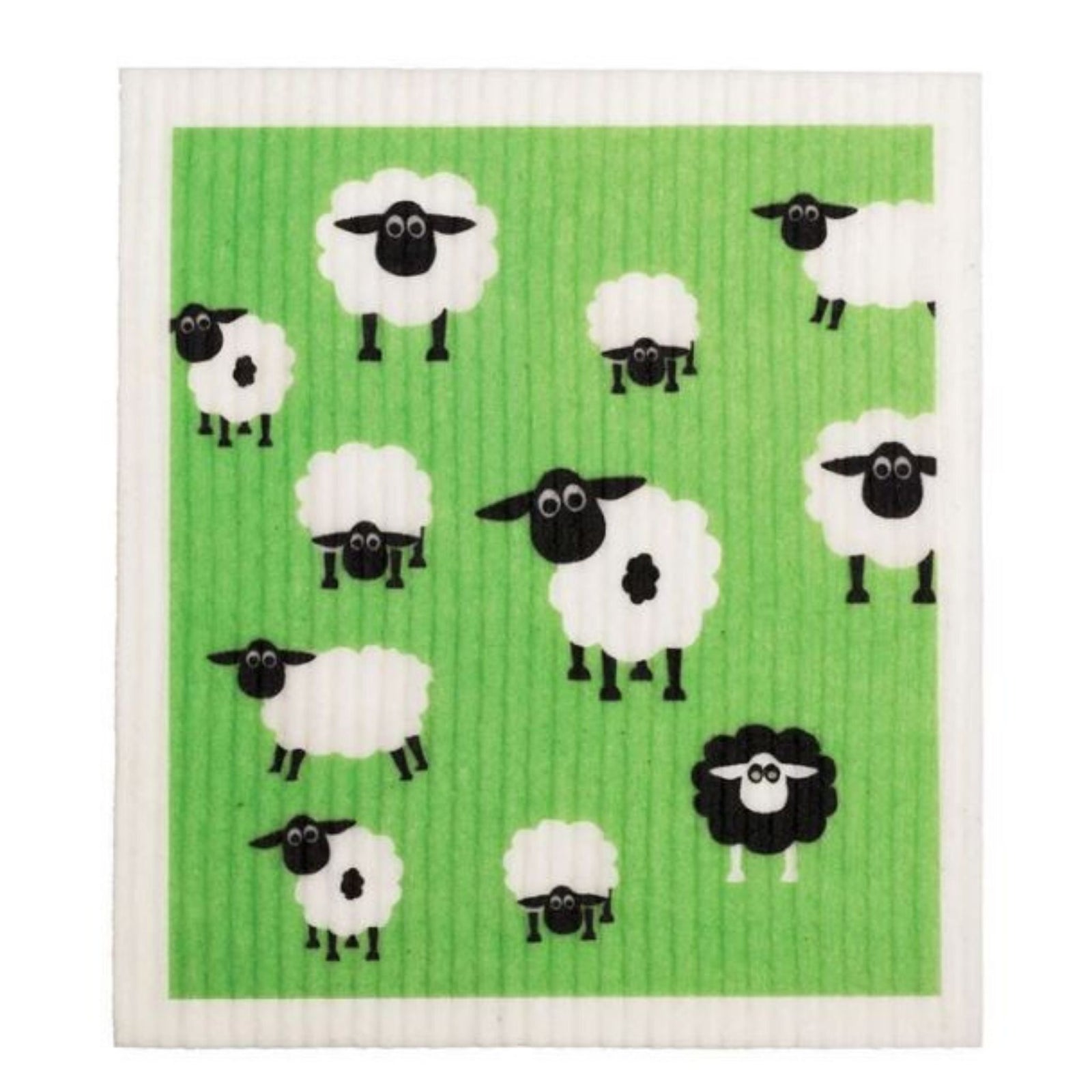 Go-For-Zero-Australia-Retro-Kitchen-Cellulose-Dishcloth-Sheep