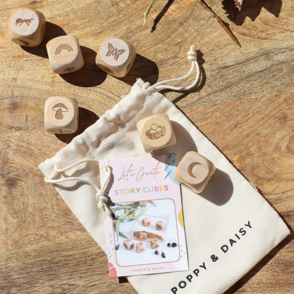 Go-For-Zero-Australia-Poppy-And-Daisy-Australia-Nature-Story-Cubes