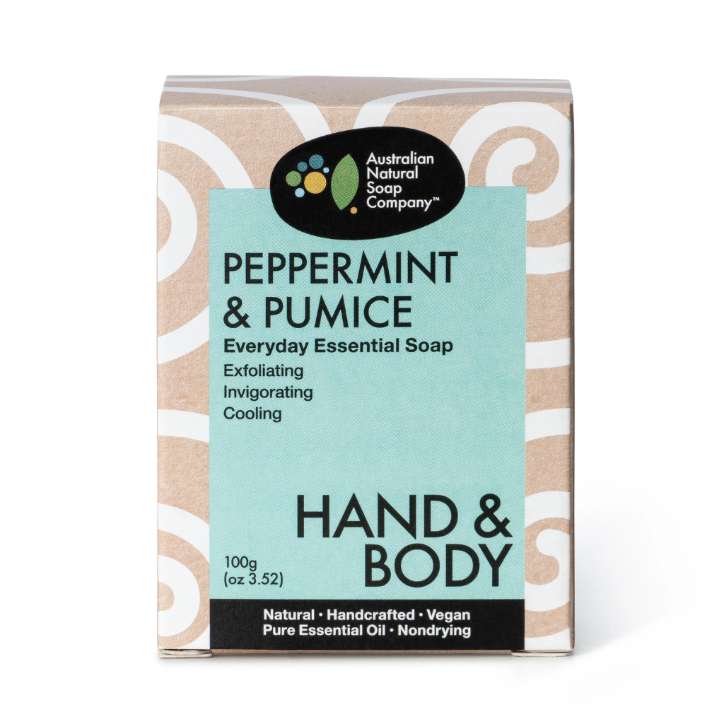 Go-For-Zero-Australia-The-Australian-Natural-Soap-Company-Australia-Peppermint-&-Pumice-Exfoliating-Soap-Bar-100g