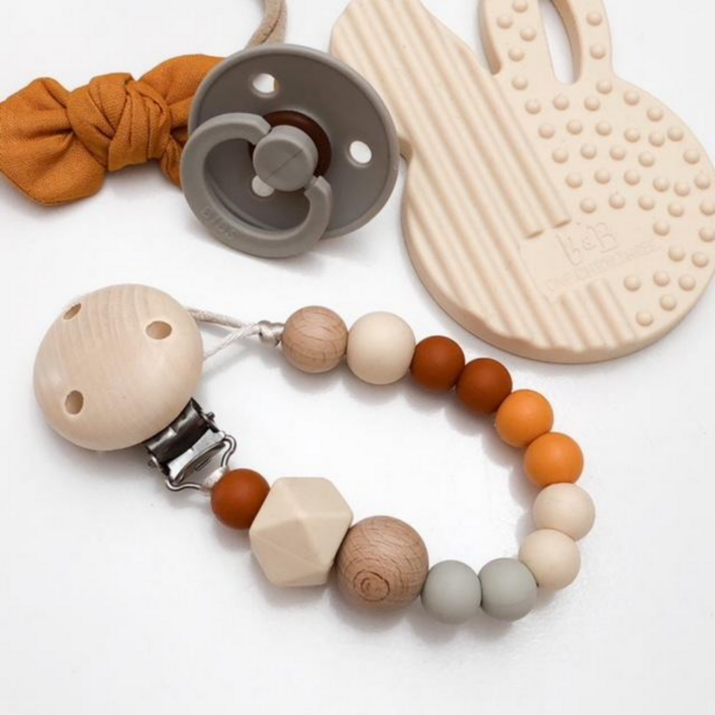 Go-For-Zero-Australia-One-Chew-Three-Australia-Silicone-Dummy-Clip-Earth-Ombre