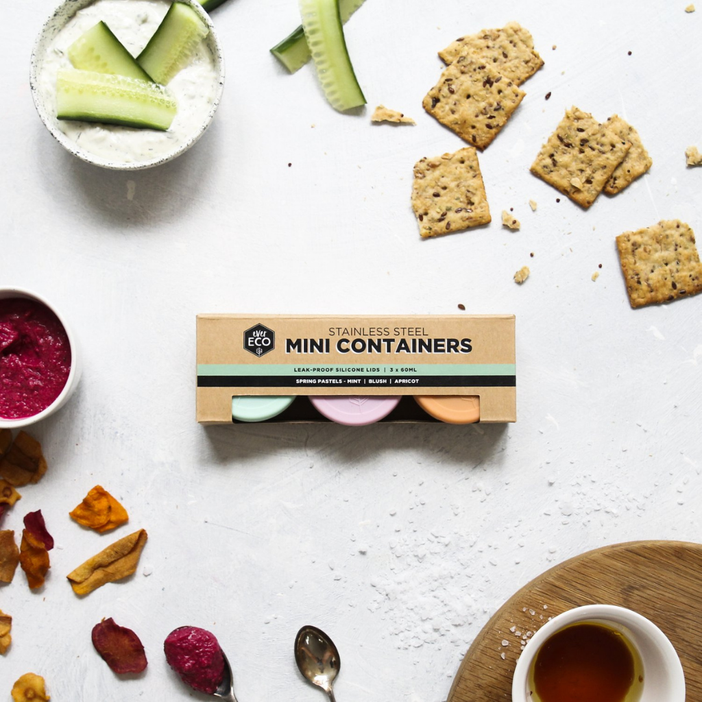 Go-For-Zero-Australia-Ever-Eco-Australia-Stainless-Steel-Mini-Containers-Silicone-Lids-3-Small-Containers