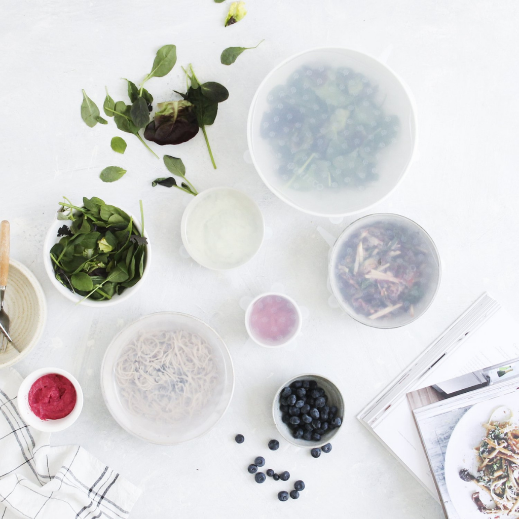 Go-For-Zero-Australia-Ever-Eco-Australia-Reusable-Silicone-Food Covers-6-Sets