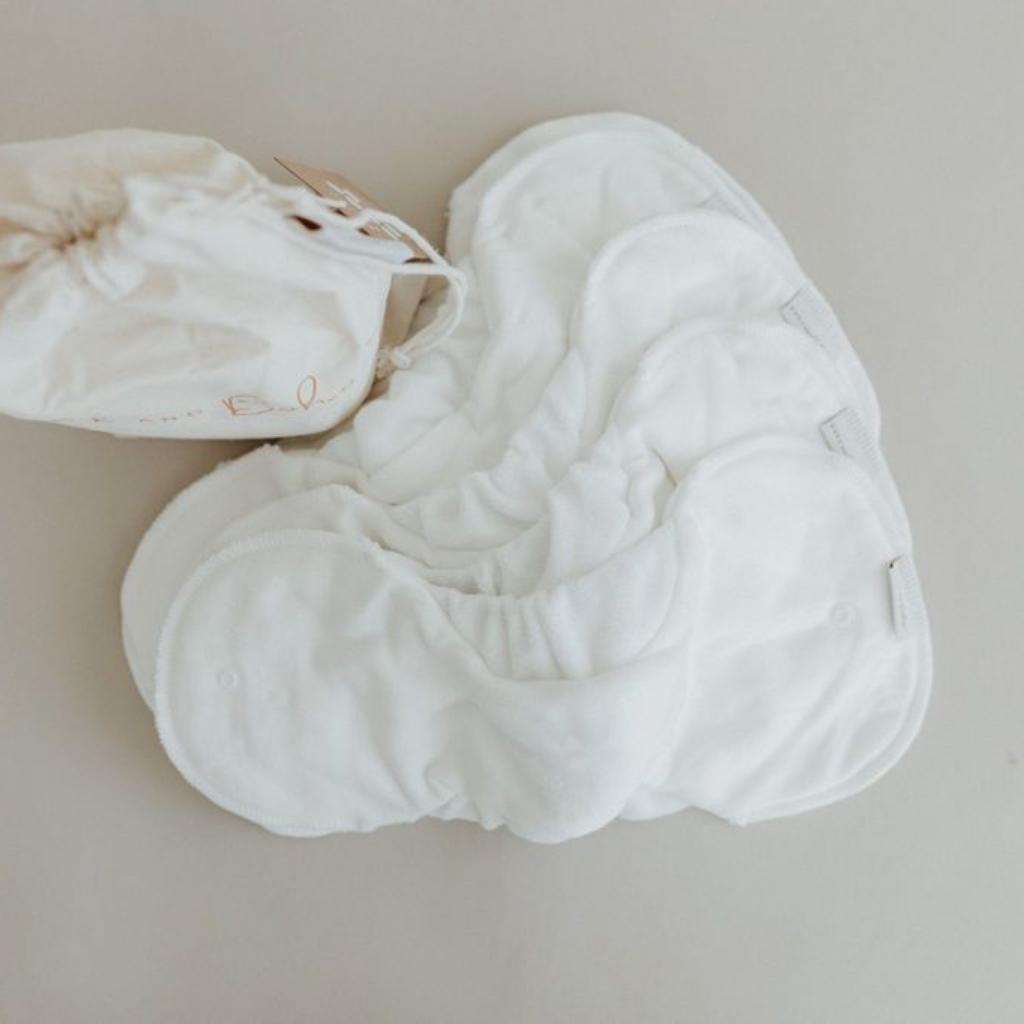 Go-For-Zero-Australia-Bare-And-Boho-Australia-Reusable-Nappies-Clip-In-Insert-Bamboo-Cotton-Insert-Zero-Waste-Washable-Wipeable-Newborn-Or-Onesize
