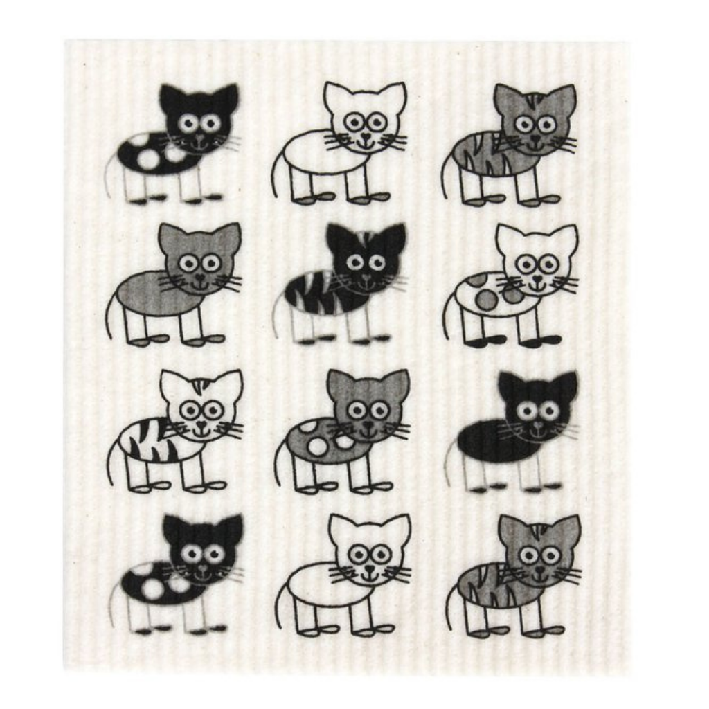 Go-For-Zero-Australia-Retrokitchen-Australia-Cat-Dishcloth