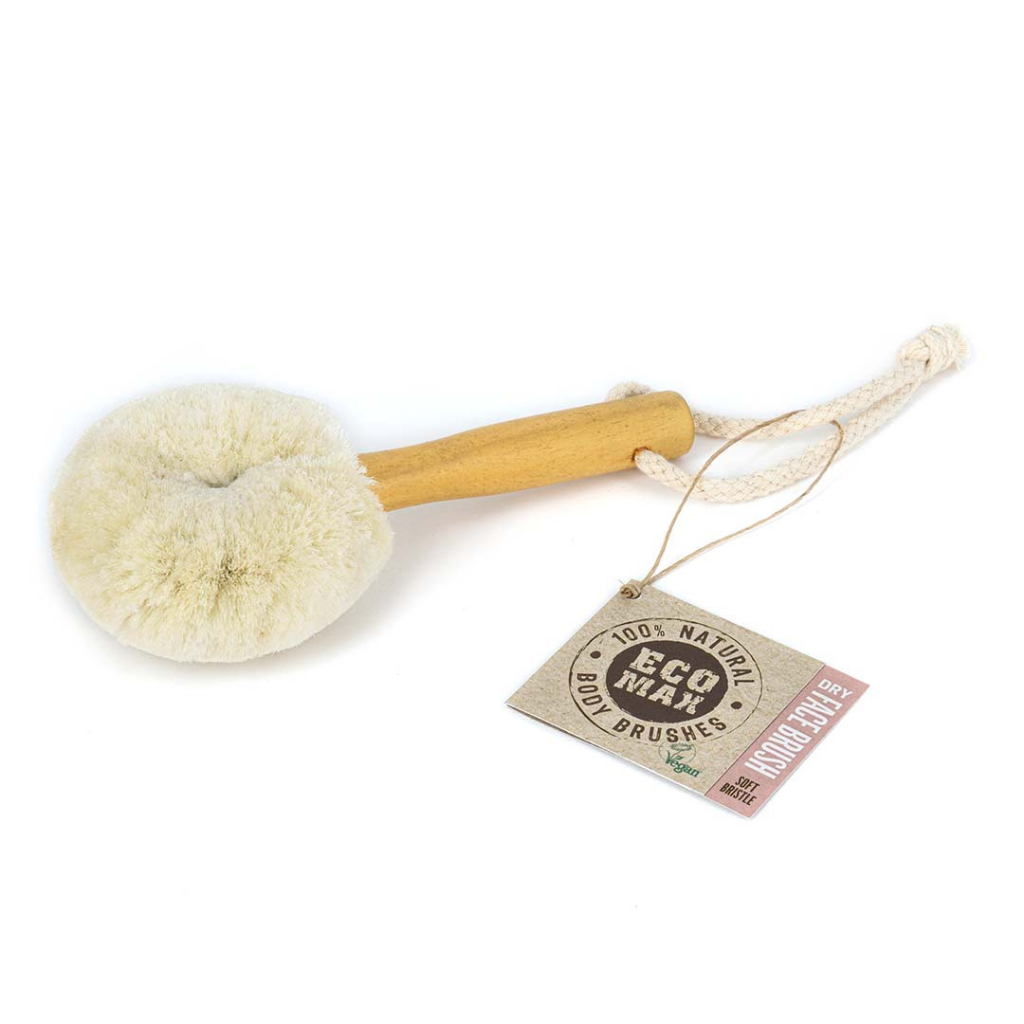 Eco Max – Jute Face Brush (Soft Bristle) - Go For Zero