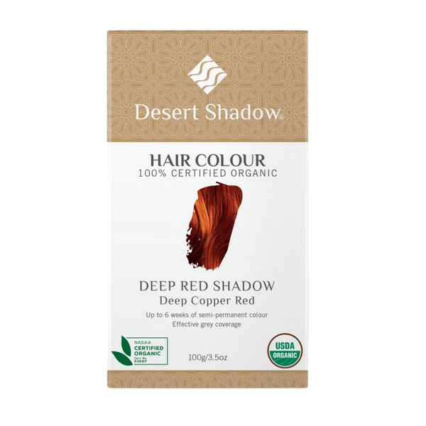 Desert Shadow Organic Hair Dye - Deep Red Shadow (100 g)