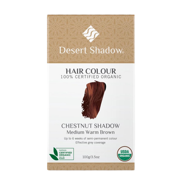 Desert Shadow Organic Hair Dye - Chestnut Shadow (100 g)