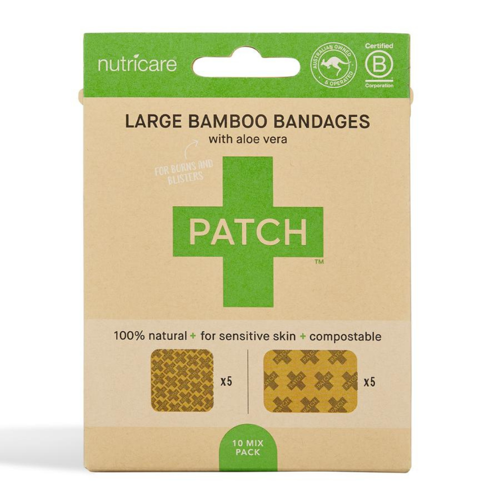 Go-For-Zero-Australia-Patch-Adhesive-Strips-Australia-Large-Bamboo-Bandages-Aloe-Vera