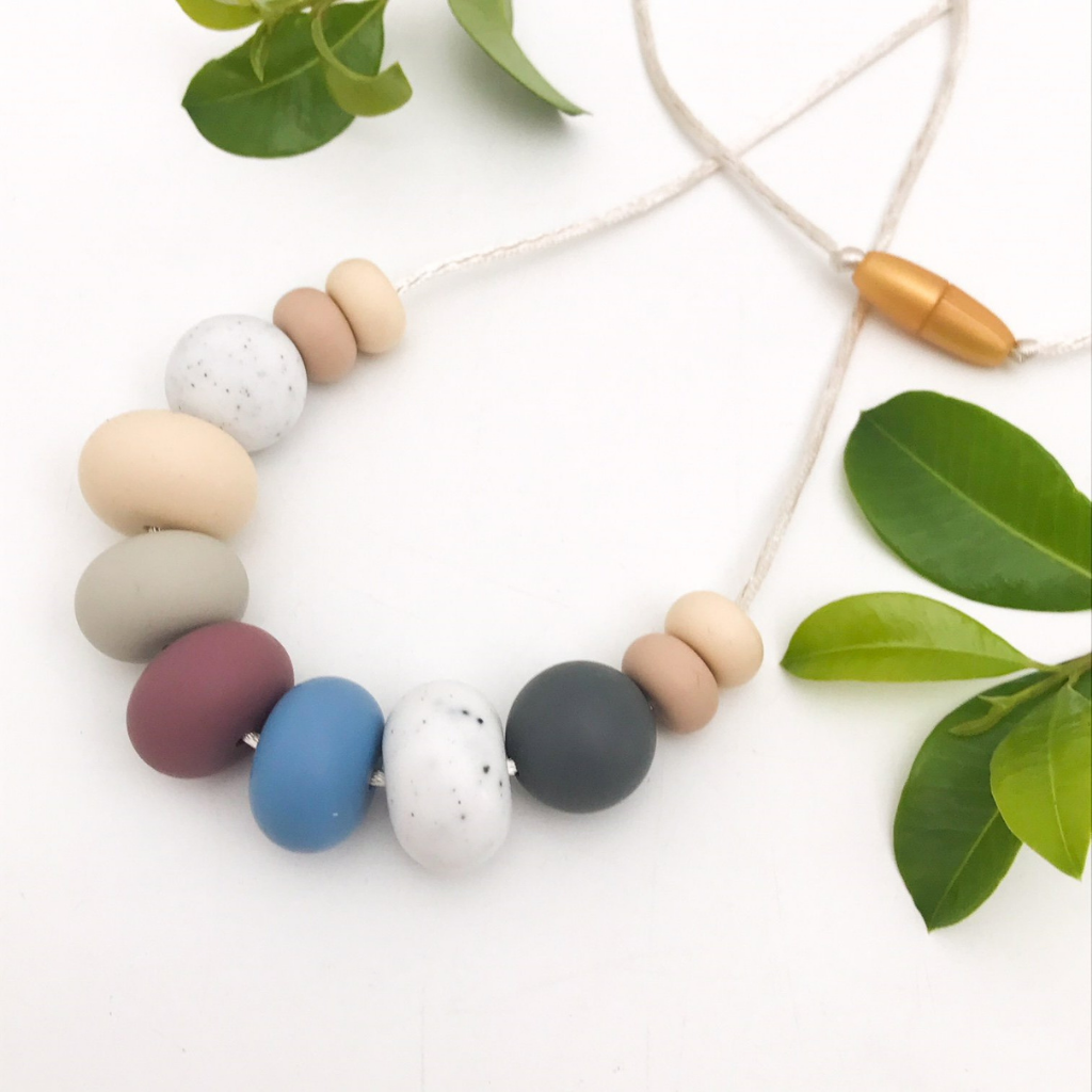Go-For-Zero-Australia-One-Chew-Three-Australia-Nala-Silicone-Necklace-Dusty-Blue
