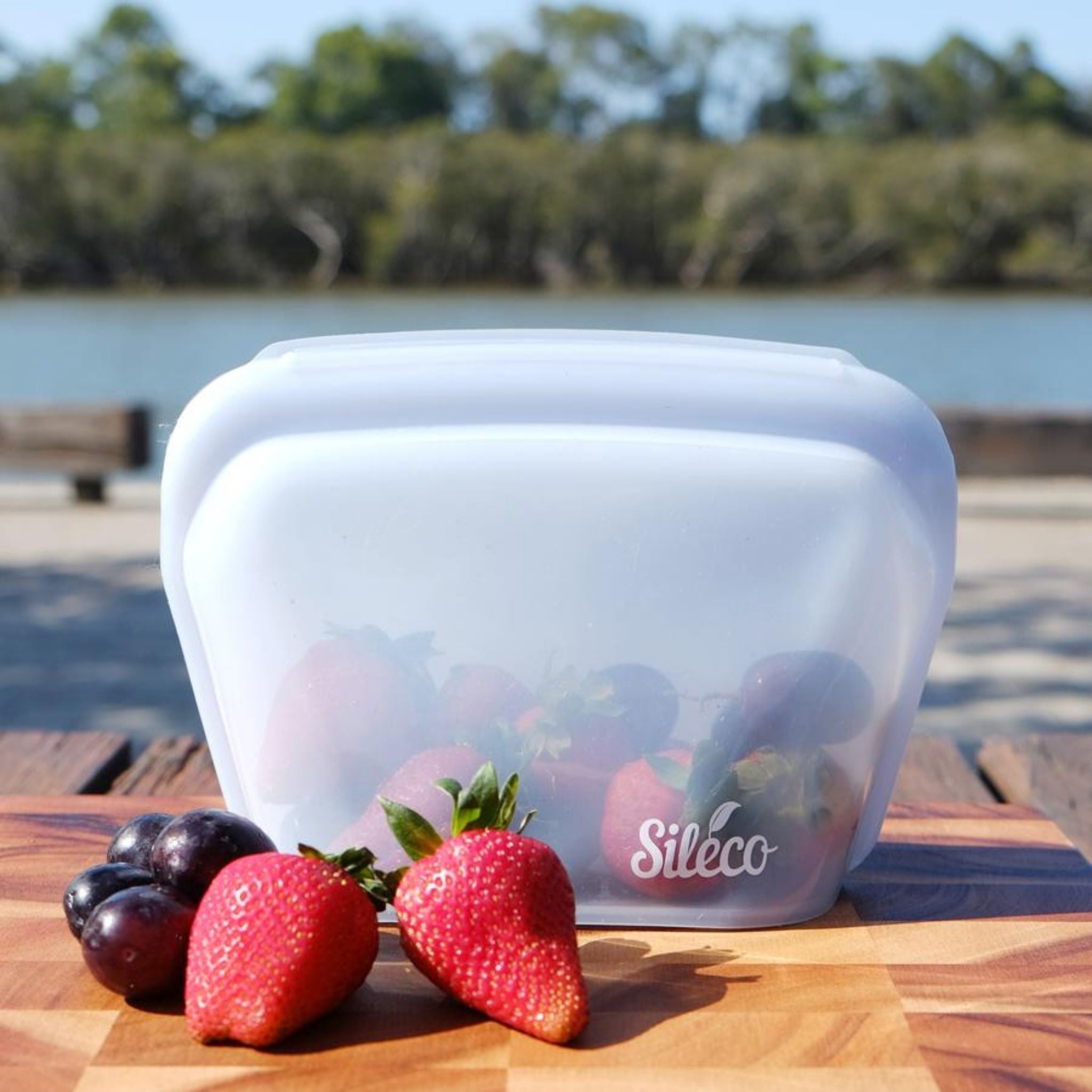 Sileco - Large Silicone Zip Lock Bag (1.8 Litre) (2 Colours)