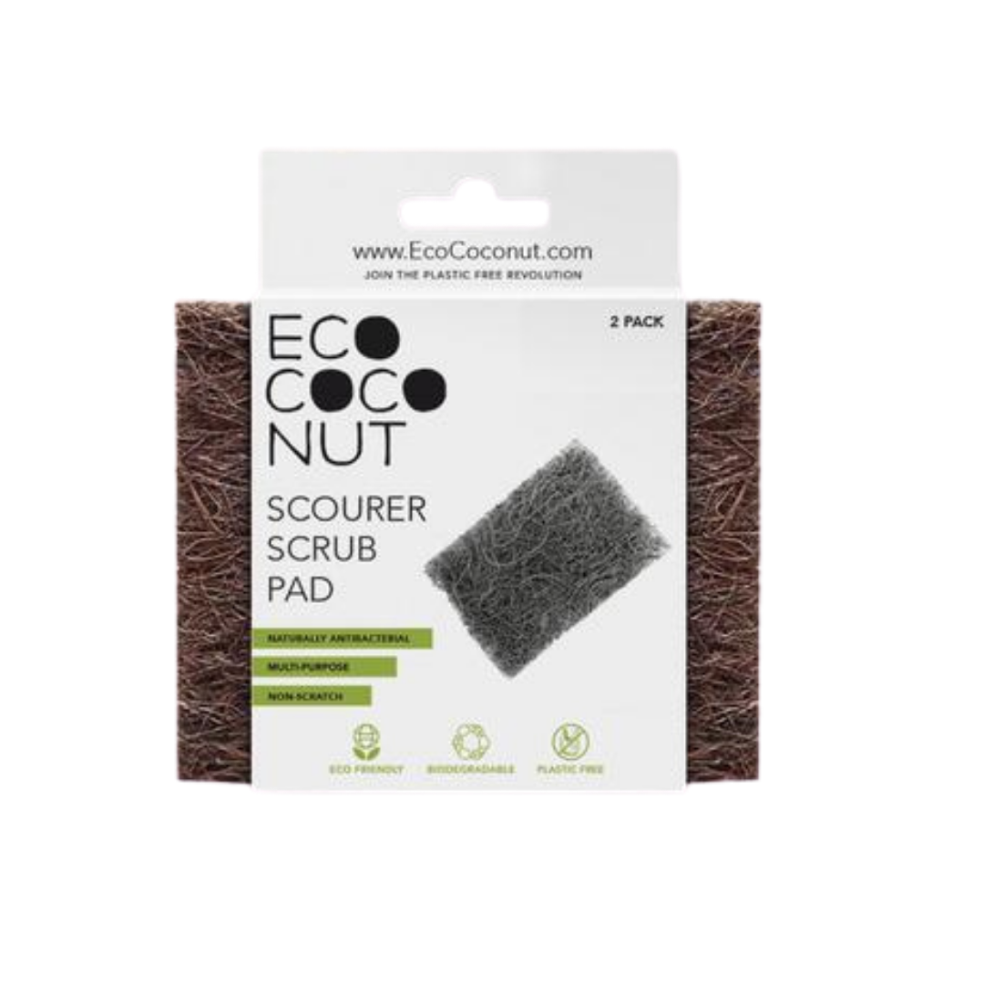 Go-For-Zero-Australia-EcoCoconut-Australia-Scourer-Scrub-Pad-2Pack